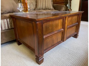 Wooden Coffee Table Cedar Lined Chest