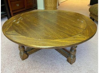 Oak Round Coffee Table