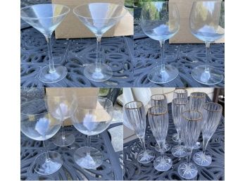 Collection Of Mixed Stemware