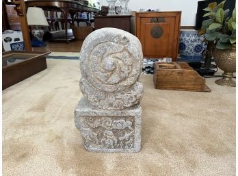Large Vintage Or Antique Piece From A Buddhist Temple