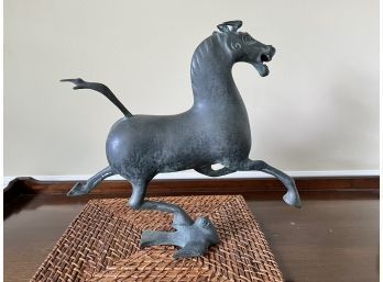 Mostly Likely Bronze Sculpture Of A Flying Horse