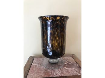 Tall Glass Footed Vase - Tortoise Pattern - Nordstrom