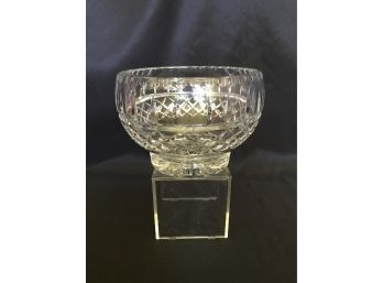 Waterford Maeve Footed Crystal Bowl - 4'H  Made In Ireland