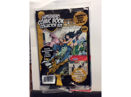 Sealed Superhero Comic Book Collector Kit - Y
