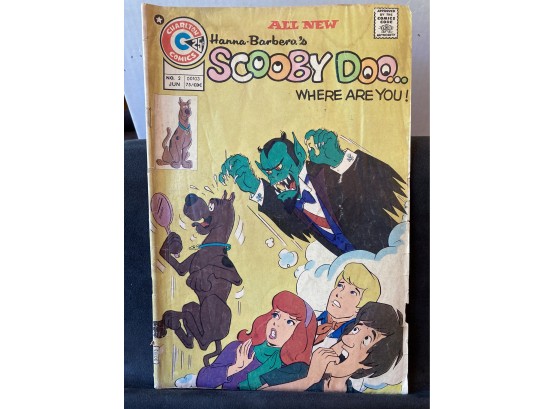 June 1975 Charlton Comics Scooby Doo Where Are You #2 - K
