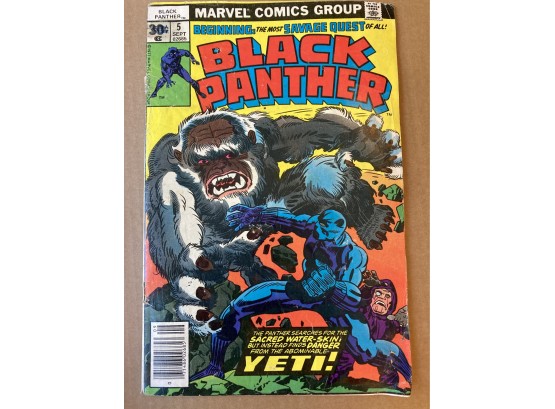 September 1977 Marvel Comics Black Panther #5 - K