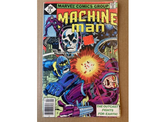 September 1978 Marvel Comics Machine Man #6 - K