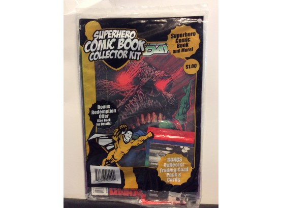 Sealed Superhero Comic Book Collector Kit - Y