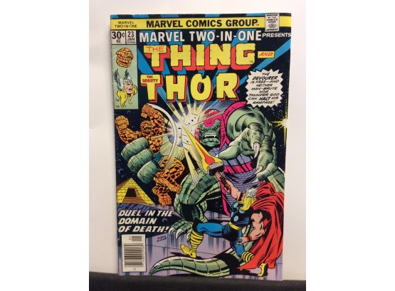 1976 Marvel Comics Two In One Thing-Thor #23 - Y