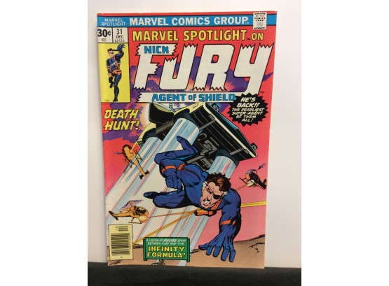1976 Marvel Comics Nick Fury Agent Of Shield #31 - Y
