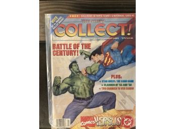 January 1996 Tuff Stuff's Collect Magazine Superman & Hulk Cover - Y