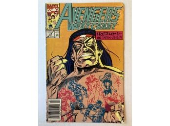July 1991 Marvel Comics Avengers West Coast #72 - K