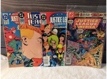 (4) DC Comics Justice League Of America Comic Books - D