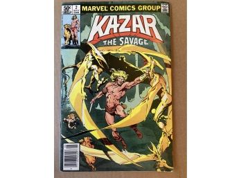 May 1981 Marvel Comics Kazar The Savage #2 - K