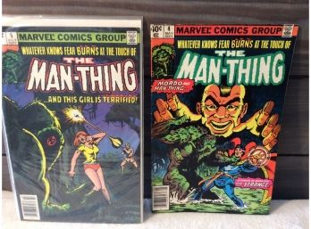 (2) Marvel Comics The Man Thing Comic Books - D