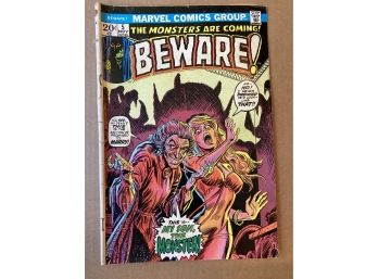 November 1973 Marvel Comics The Monsters Are Coming - Beware #5 - K