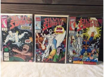 (3) Marvel Comics The Silver Surfer Comic Books - D