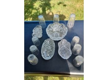 Glass And Cut Glass Lot