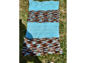 4'2' Hand Knitted Blanket