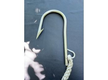 12' Stainless Steel Flying Gaff Hook With Rope