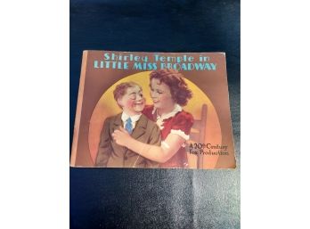 Vintage Shirley Temple Book, Little Miss Broadway
