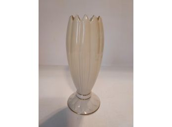 Lenox Ivory And Gold Porcelain Vase