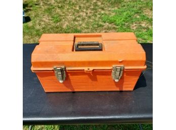 Orange Tuffbox With Contents