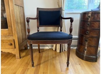 Louis XVI Style Upholstered Fauteuil