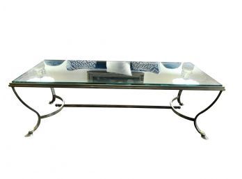 Fine Classic Brass & Glass Cocktail Table