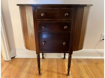 WK Cowan Furniture Company Antique Sewing Cabinet