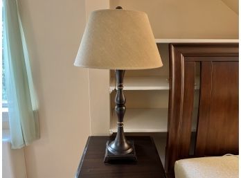 Decorative Composition Baluster Form Table Lamp With Shade
