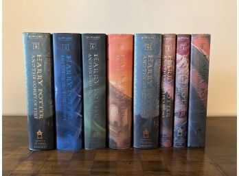Collection Of 8 Harry Potter Hardbound Books