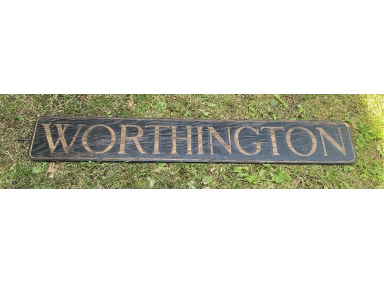 Worthington Painted Sign
