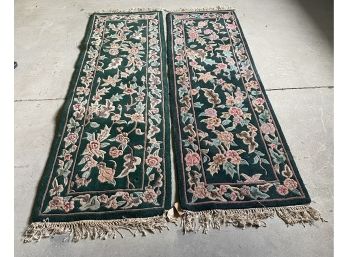 Two Green Chinese Runners