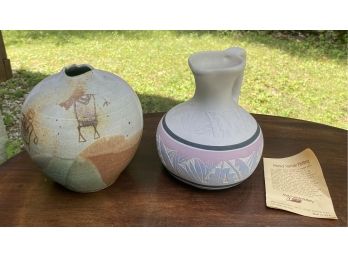 Two Pieces Of Pottery