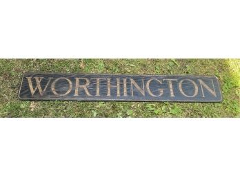 Worthington Painted Sign
