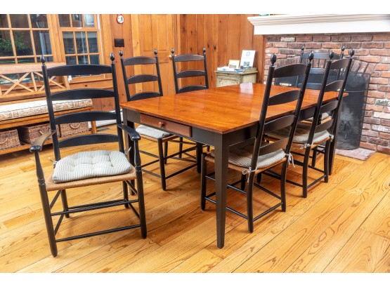 Ethan Allen 'American Impressions' Dining Table And Chairs