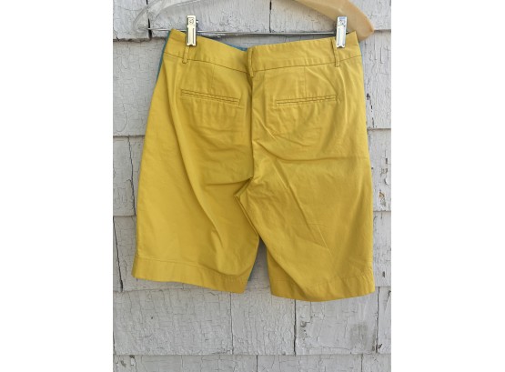 J. Crew  Yellow Shorts