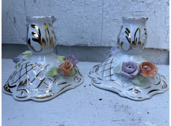 Porcelain Candle Holders
