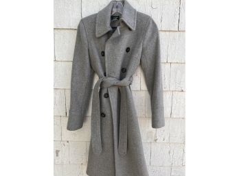 J.crew Grey Wool Winter Coat