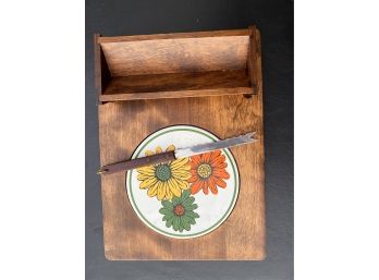 Mid Century Cheese And Cracker Server