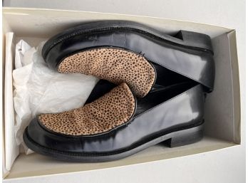 Ann Taylor Leopard Loafers