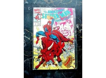 Marvel Comics-THE AMAZING SPIDERMAN - Chaos In Calgary - 4 Feb 1992