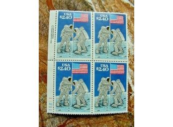 US STAMPS-US SCOTTS 2419 PLATE BLOCK OF 4 HIGH VALUE $2.40 , MNH