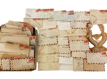 Big Collection WWII Correspondence Love Letters From Private Raymond Truska Willimantic Ct To Future Wife