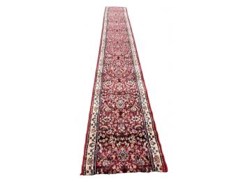 Large 226' X 26 1/2' Oriental Style Runner  Rug Carpet