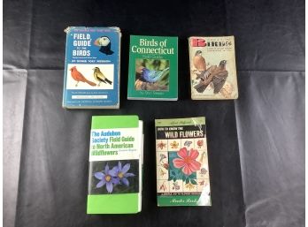 Mixed Lot Of Bird And Wildflower Books