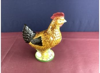 Porcelain Chicken Figurine