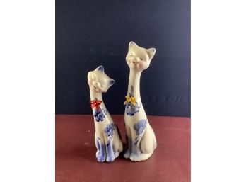 Pair Of Tall Cats