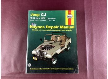 Haynes Repair Manual - Jeep CJ (1949-1986)
